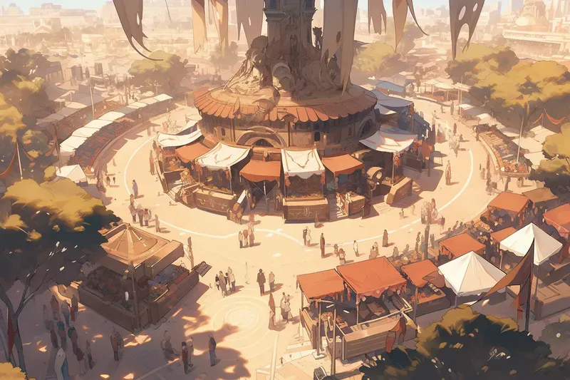 Fantasy Metropolis Concept Art