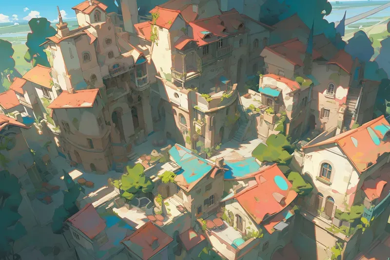 Fantasy City Concept Art