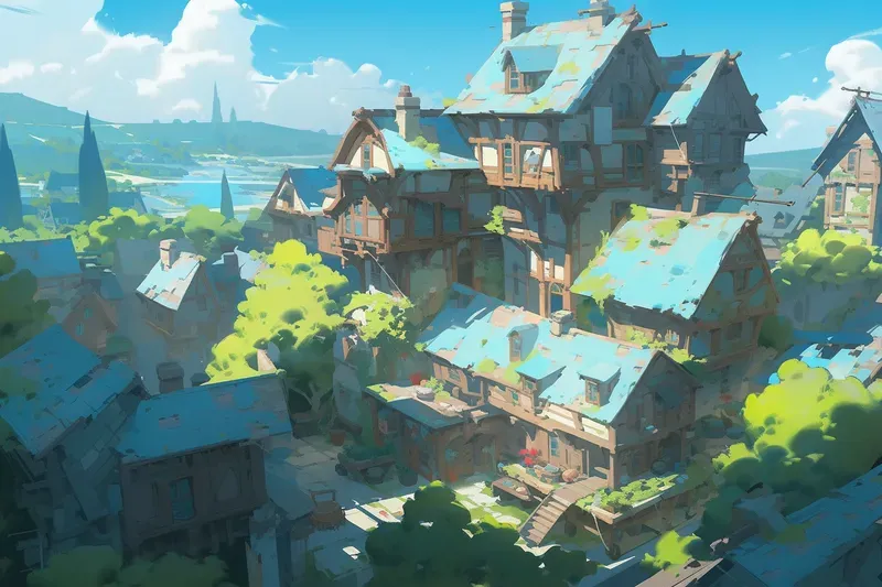 Fantasy City Concept Art