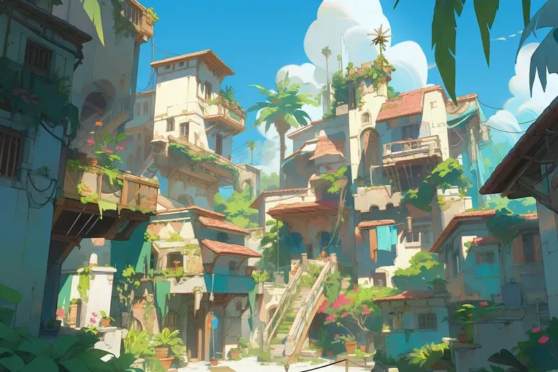 Fantasy City Concept Art