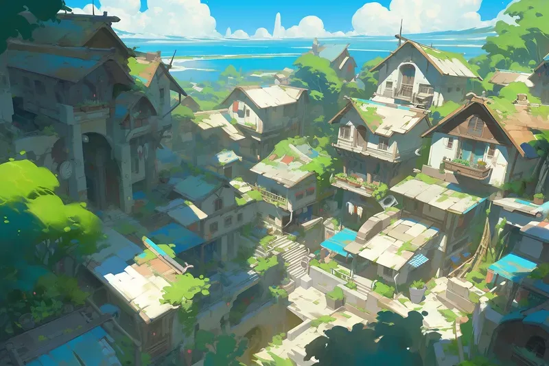 Fantasy City Concept Art