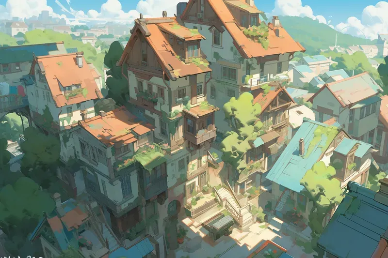 Fantasy City Concept Art