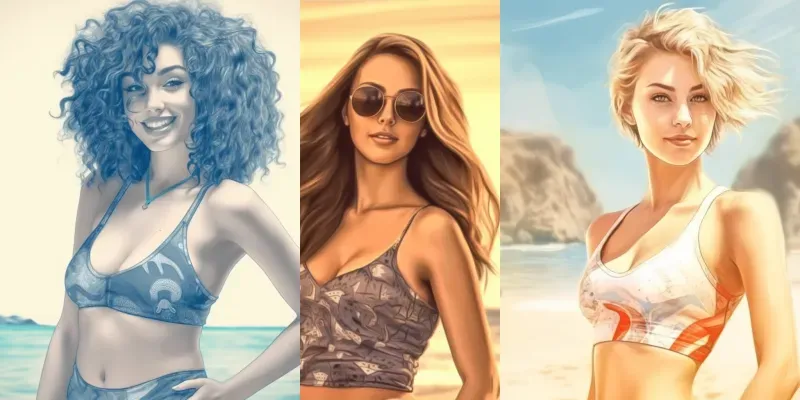 Beach Beauties generated by undefined