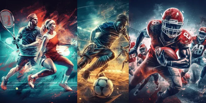 Dynamic Sport Posters generated by undefined