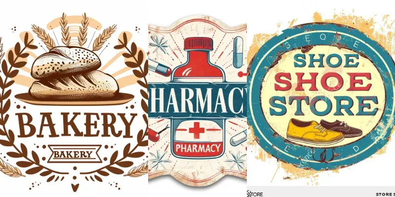 Vintage Store Fronts generated by undefined