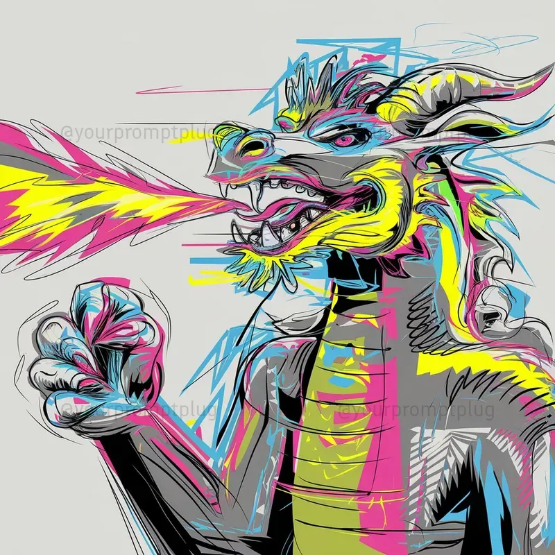 Whimsical Neon Sketching Makers