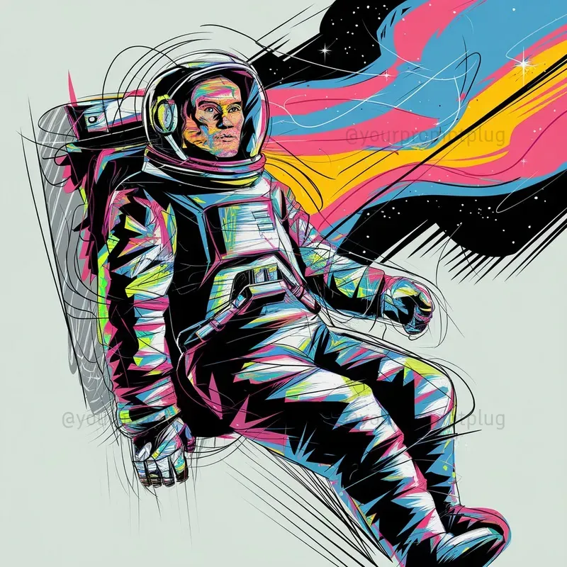 Whimsical Neon Sketching Makers