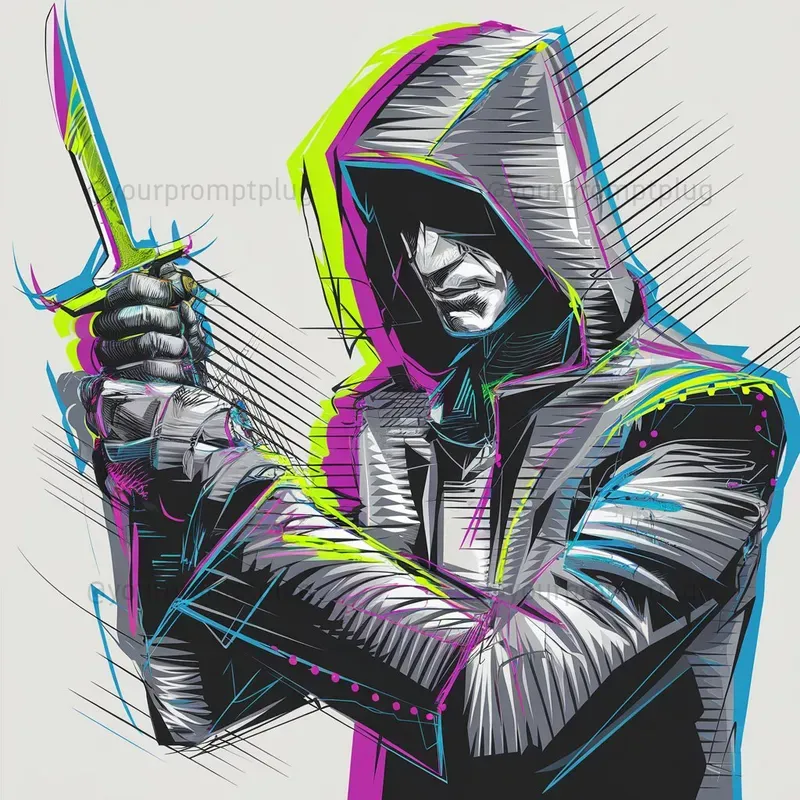Whimsical Neon Sketching Makers