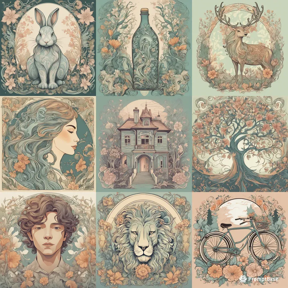 Art Nouveau Elegances