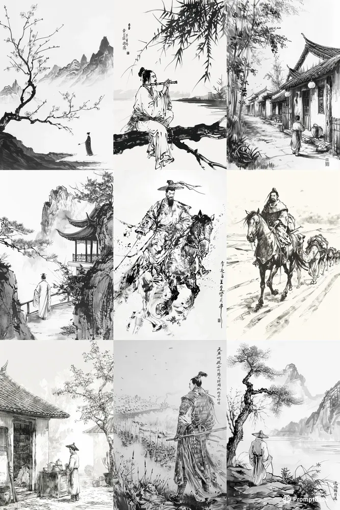 Chinese Traditional Ink Paintings