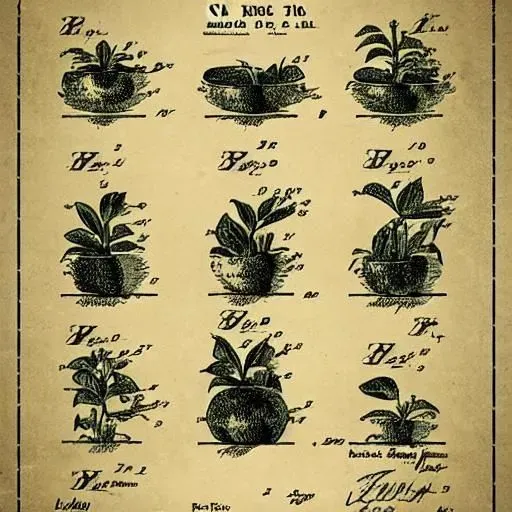 Old Vintage Looking Botanic Posters