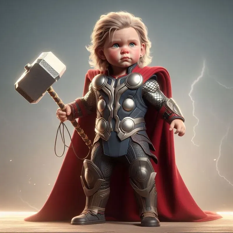 Cute Baby Superheros 3D Animation