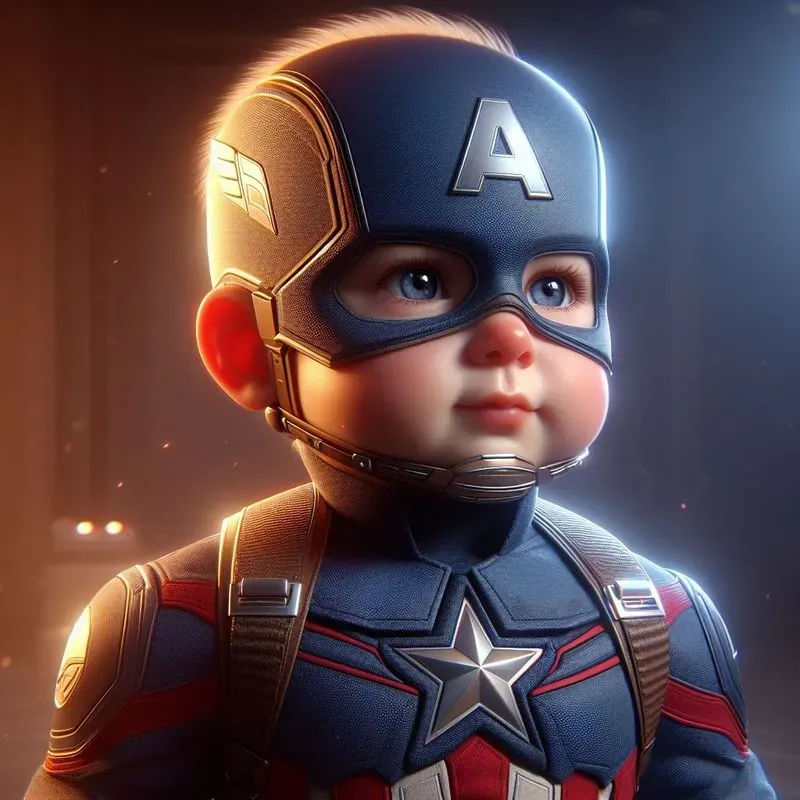 Cute Baby Superheros 3D Animation