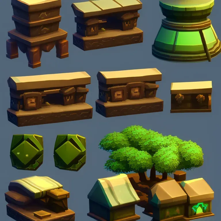 Game Asset Sprite Sheets