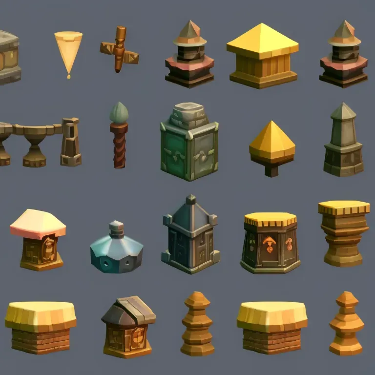 Game Asset Sprite Sheets