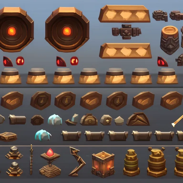 Game Asset Sprite Sheets