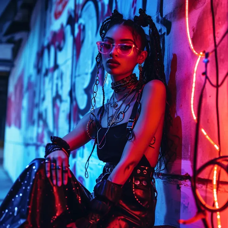 Neon Street Style