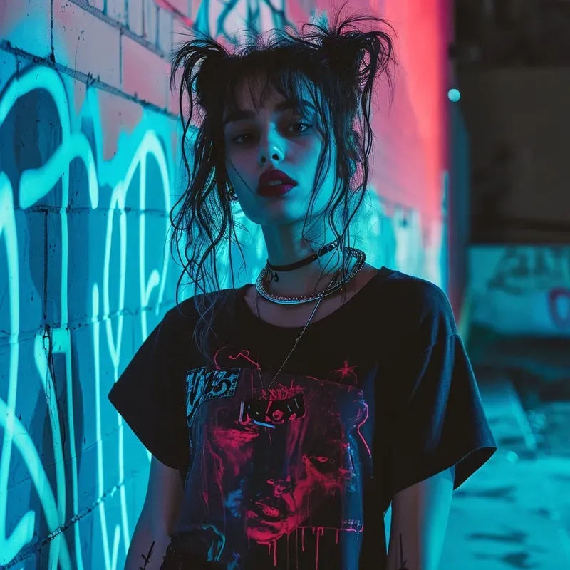Neon Street Style