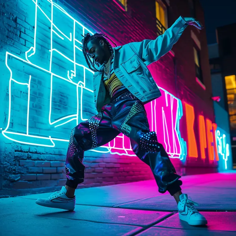 Neon Street Style