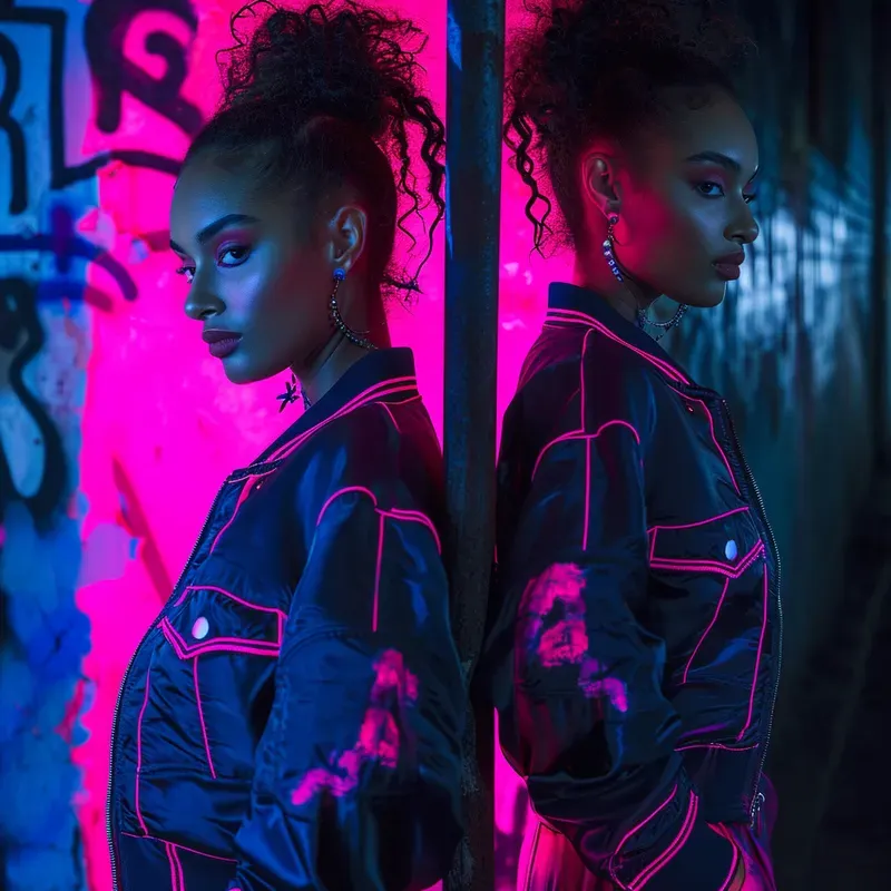 Neon Street Style