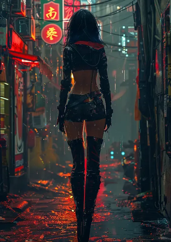 Cyberpunk Supermodels