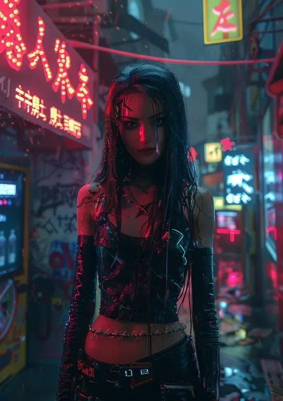 Cyberpunk Supermodels
