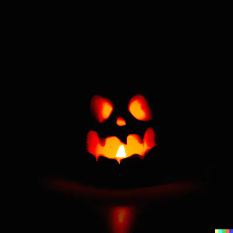Spooky Halloween Jack'O'Lantern