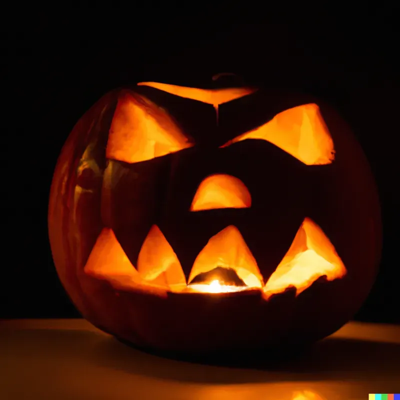 Spooky Halloween Jack'O'Lantern