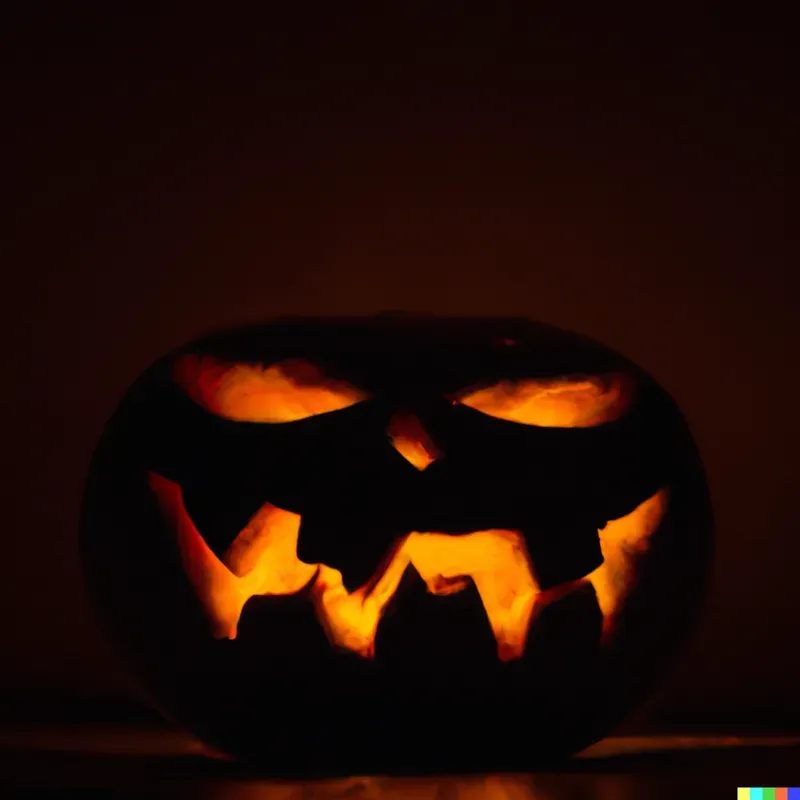 Spooky Halloween Jack'O'Lantern