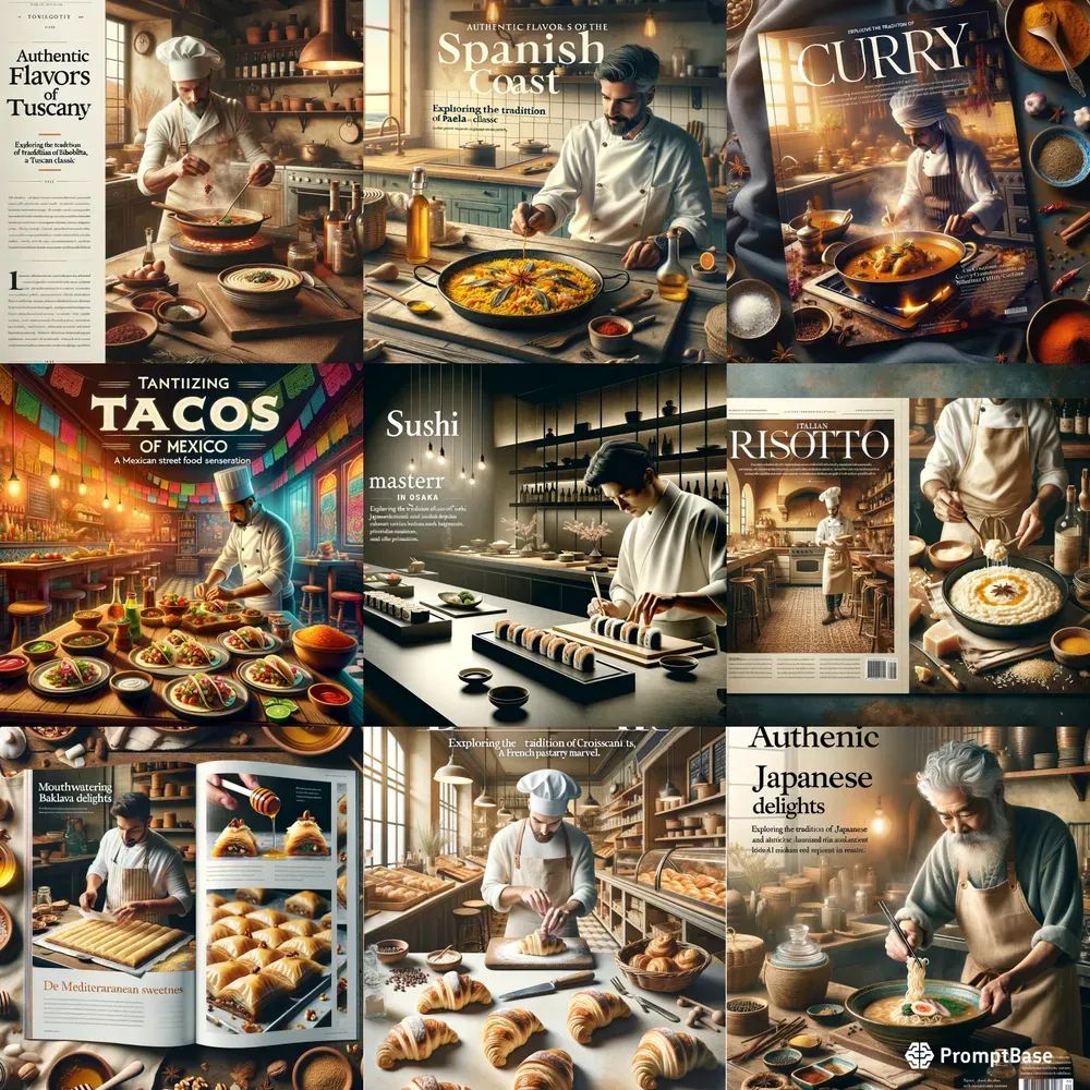 Culinary Magazine Images