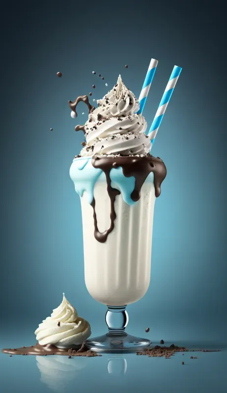 Milkshake Product Photo Shoot