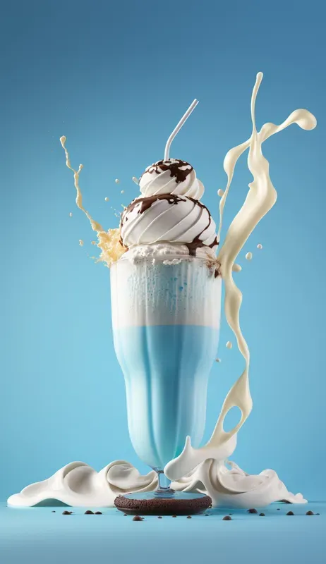 Milkshake Product Photo Shoot