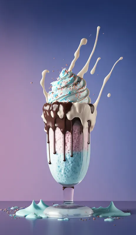 Milkshake Product Photo Shoot