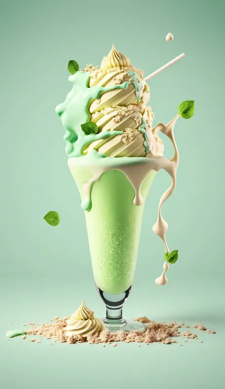 Milkshake Product Photo Shoot