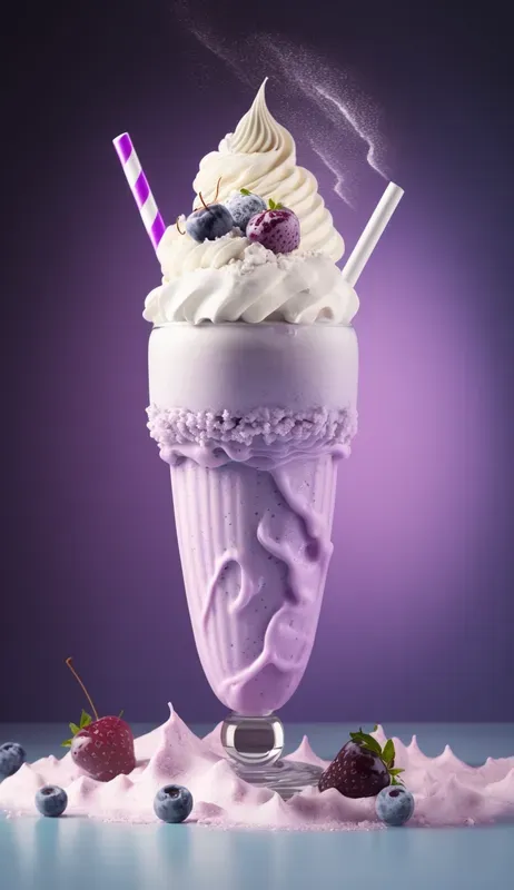 Milkshake Product Photo Shoot