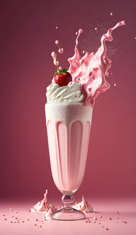 Milkshake Product Photo Shoot