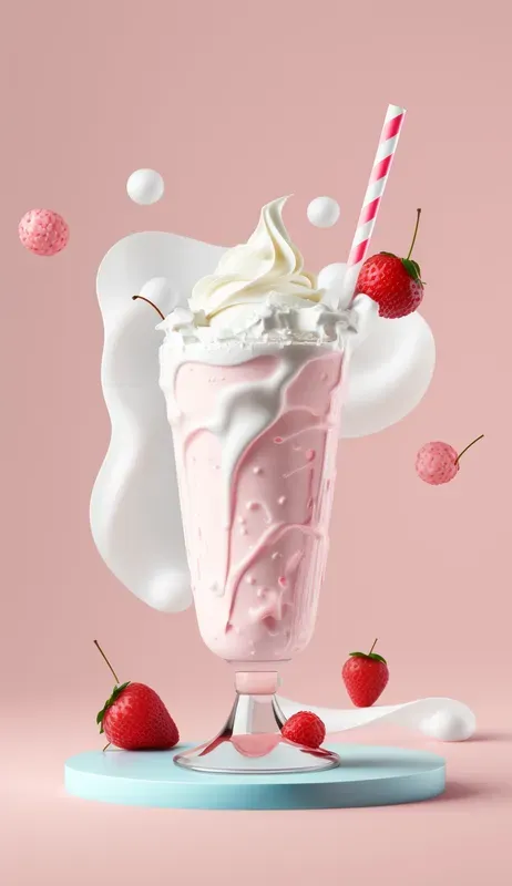 Milkshake Product Photo Shoot