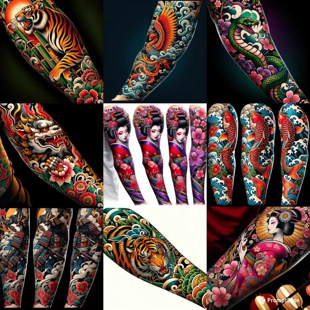 Japanese Irezumi Sleeve Tattoo Muse