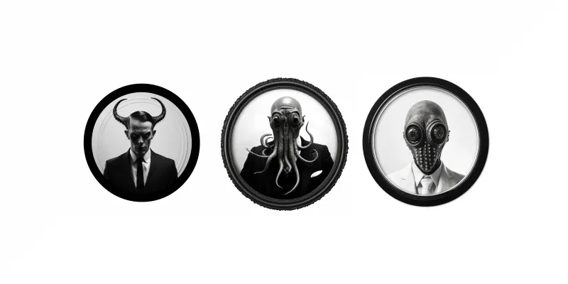 Lovecraftian Horror Portraits generated by undefined