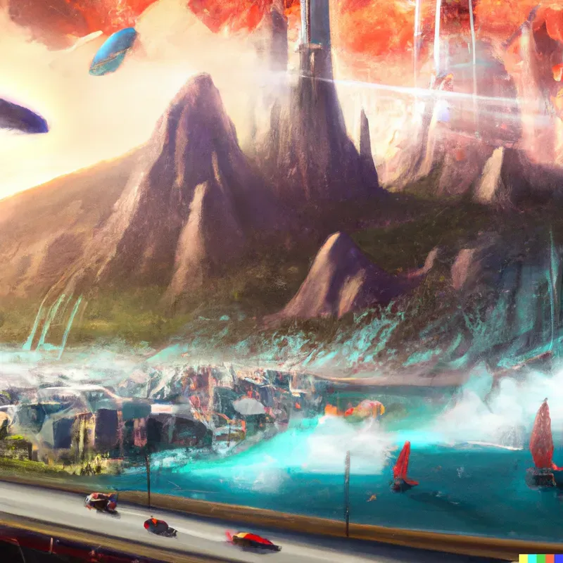 Futuristic City Concept Art Creator