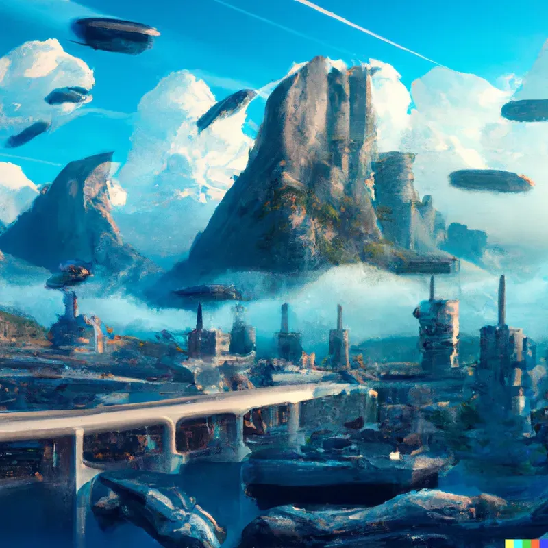 Futuristic City Concept Art Creator