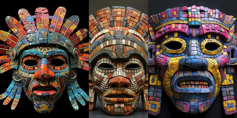 Aztec Masks generated by undefined