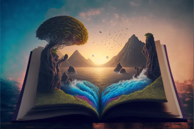 Landscapes In A Book