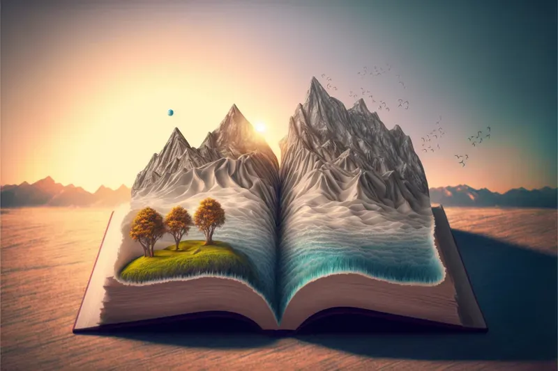 Landscapes In A Book