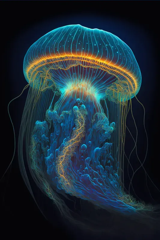 Cosmic Nebula Jellyfish