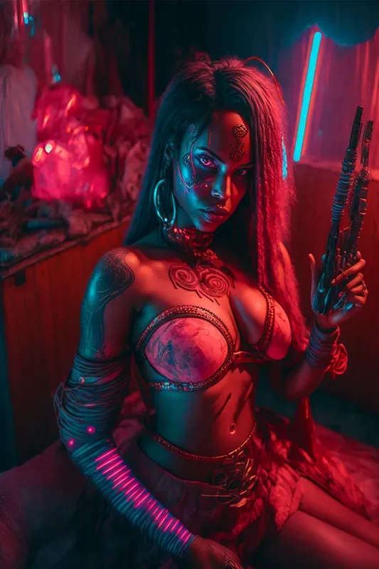 Beautiful Cyborg Women