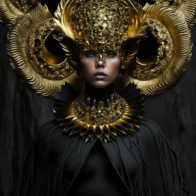 Vantablack Futuristic People