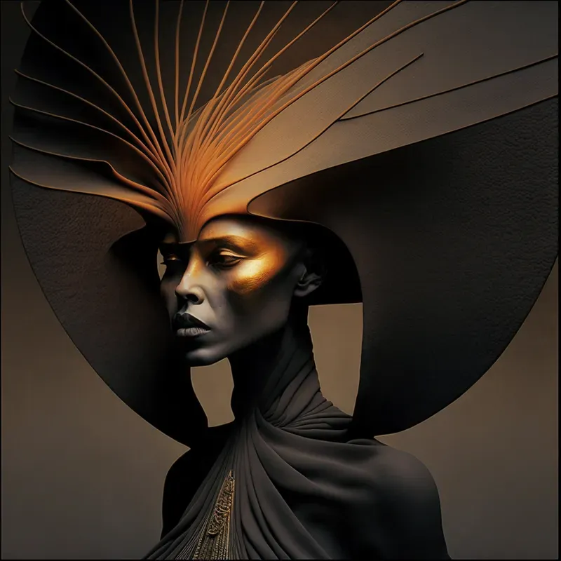 Vantablack Futuristic People