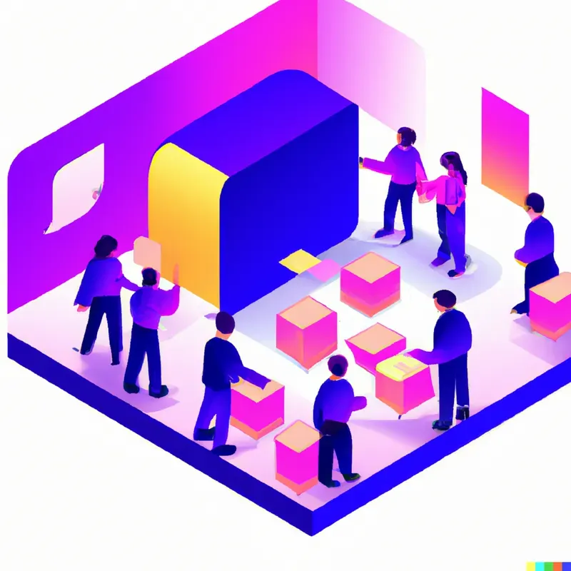 Isometric Illustrations Business Scenes