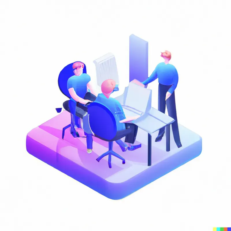 Isometric Illustrations Business Scenes